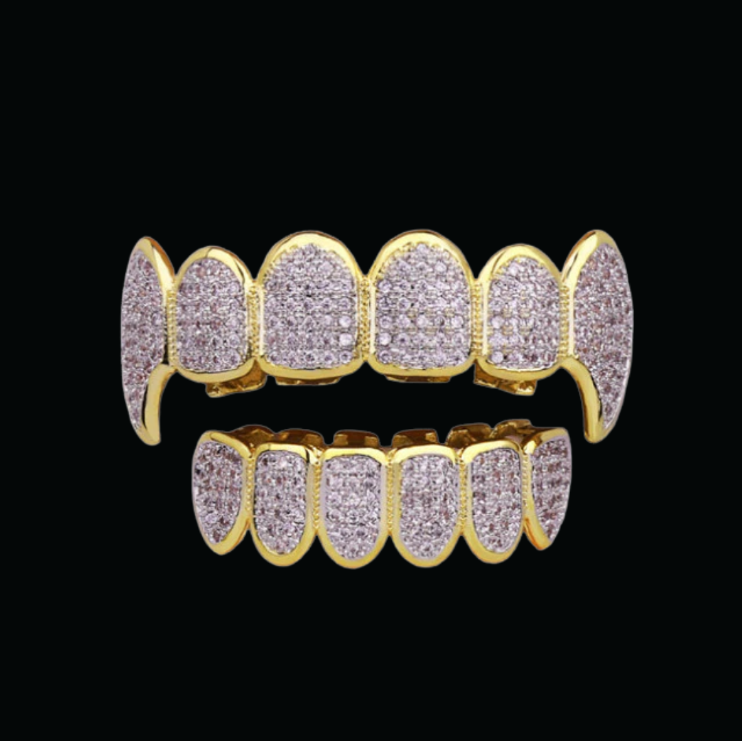 Micro Pave Fuchsia Iced Out Grillz