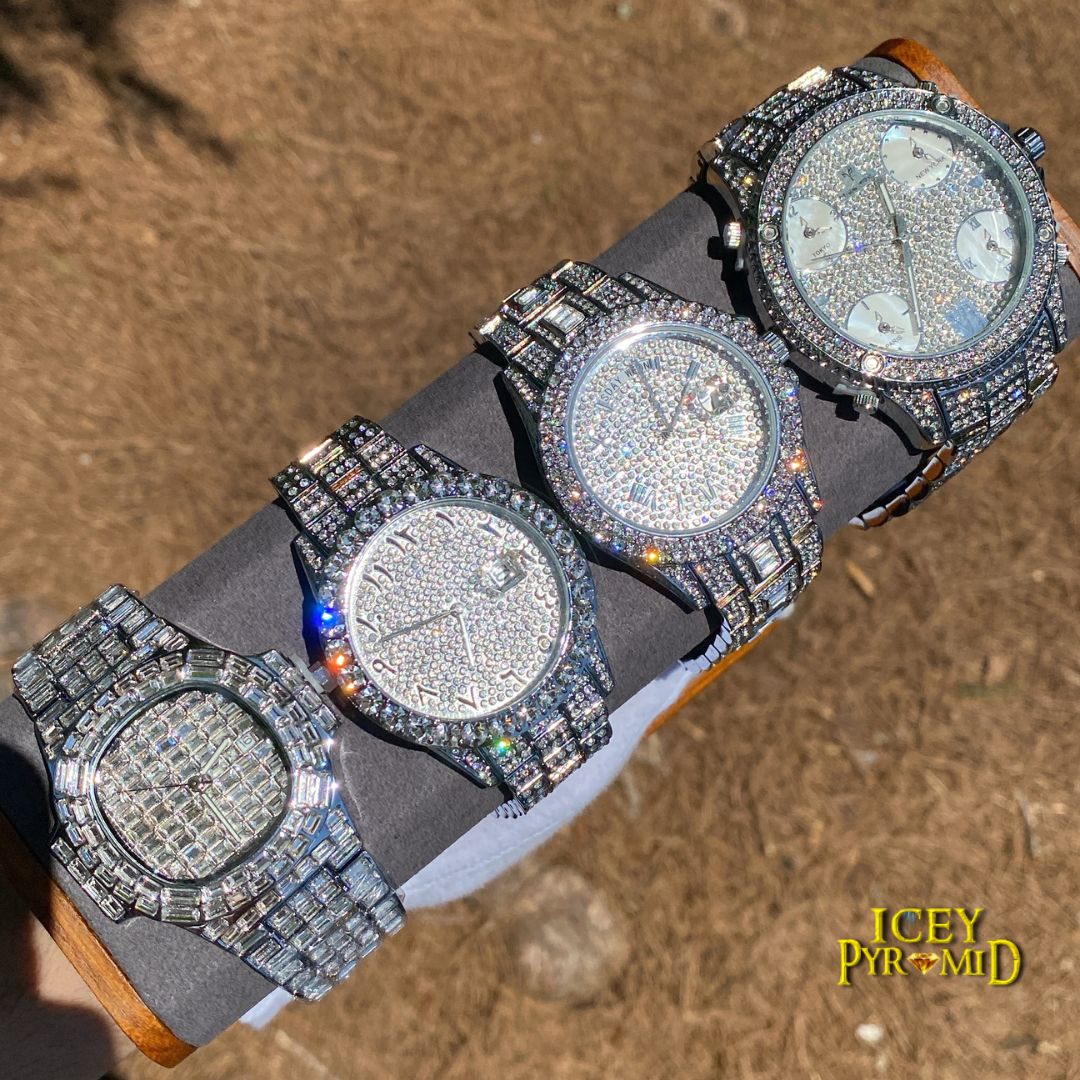 Fully Lab Diamond Iced Out Diamond Watch