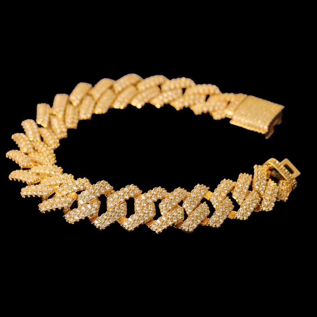 14mm Miami Cuban Link Luxury Clasp Bracelet
