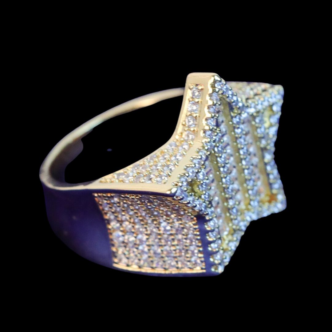 Star VVS Iced Out Ring