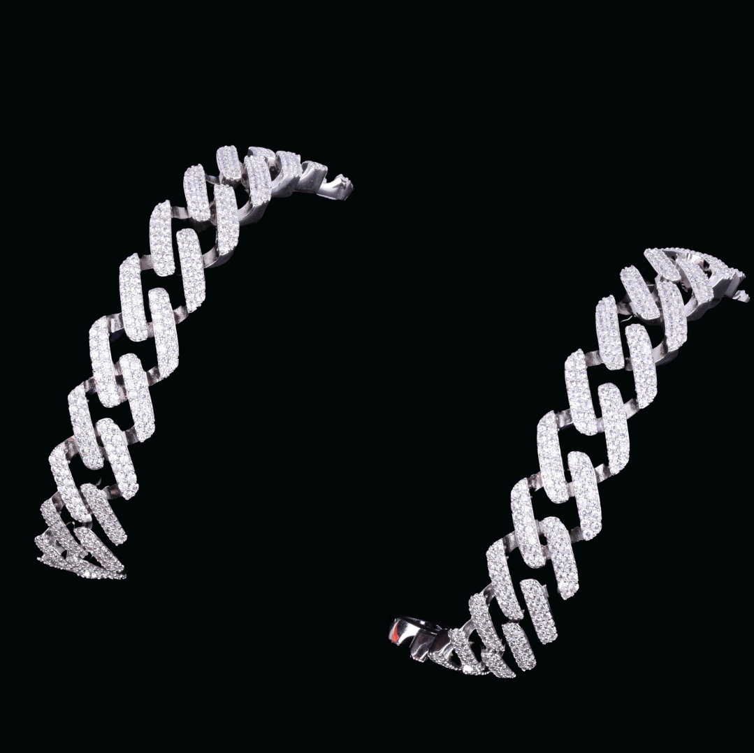 18MM Men's Miami Cuban Iced Out Link Chain - Icey Pyramid