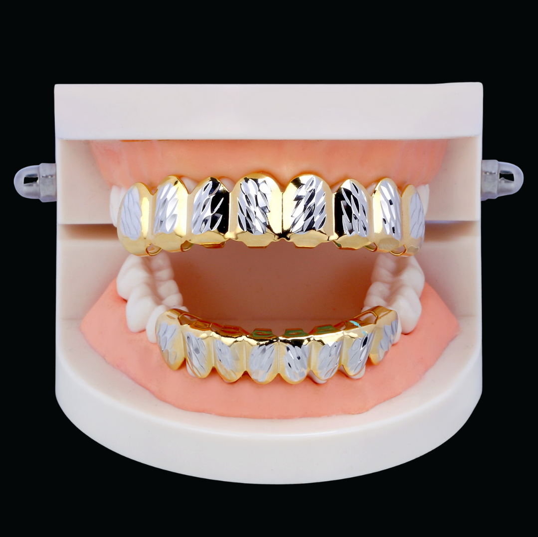 Smooth Paved Setting Iced Out Diamond Grillz