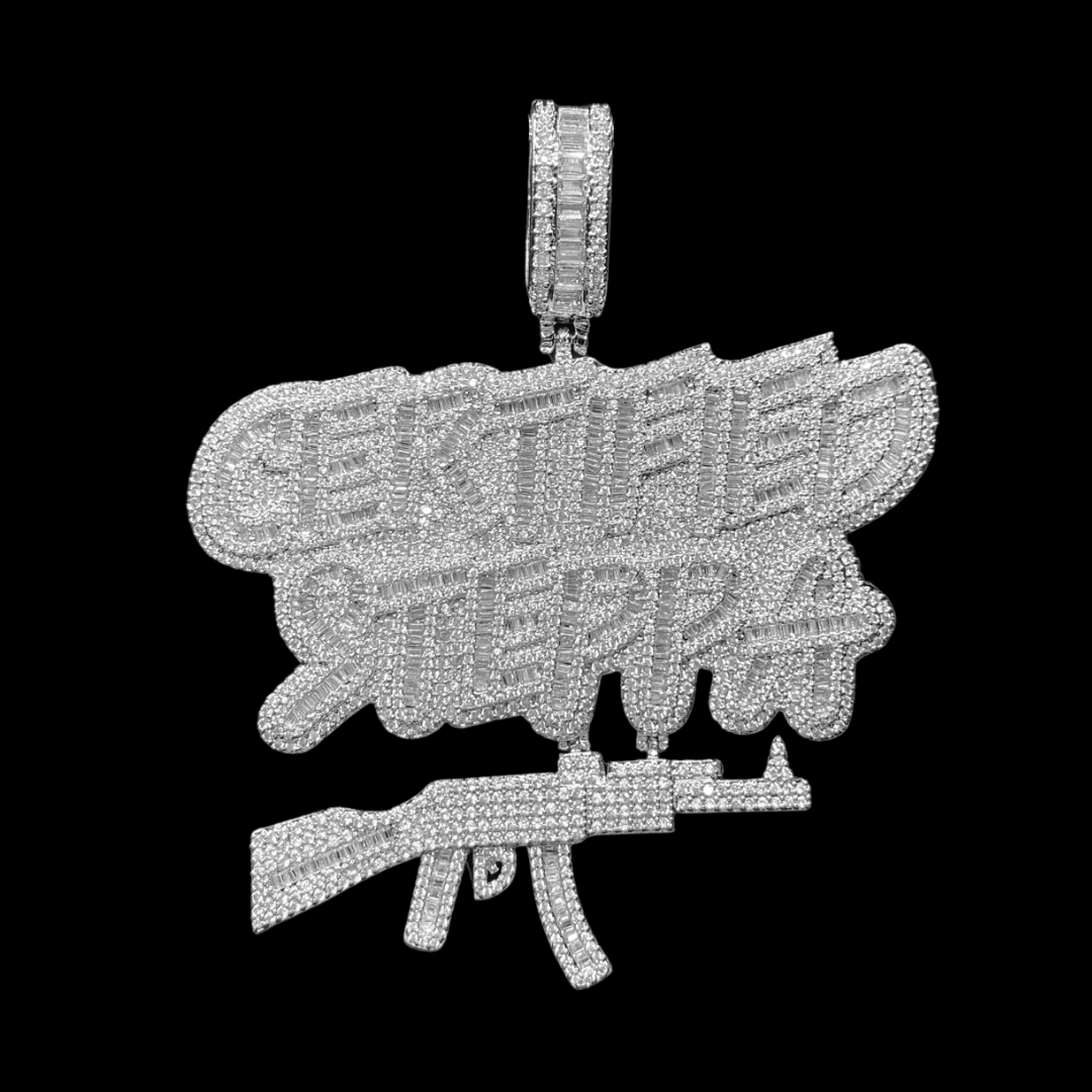 Certified Steppa Iced Out Letter Diamond Pendant