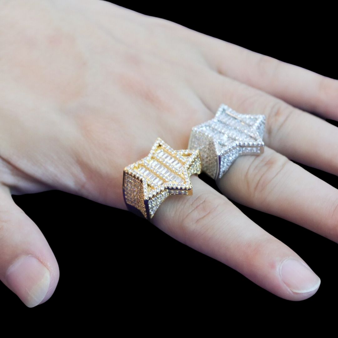 Star Edition VVS Shine Luxury Iced Out Ring