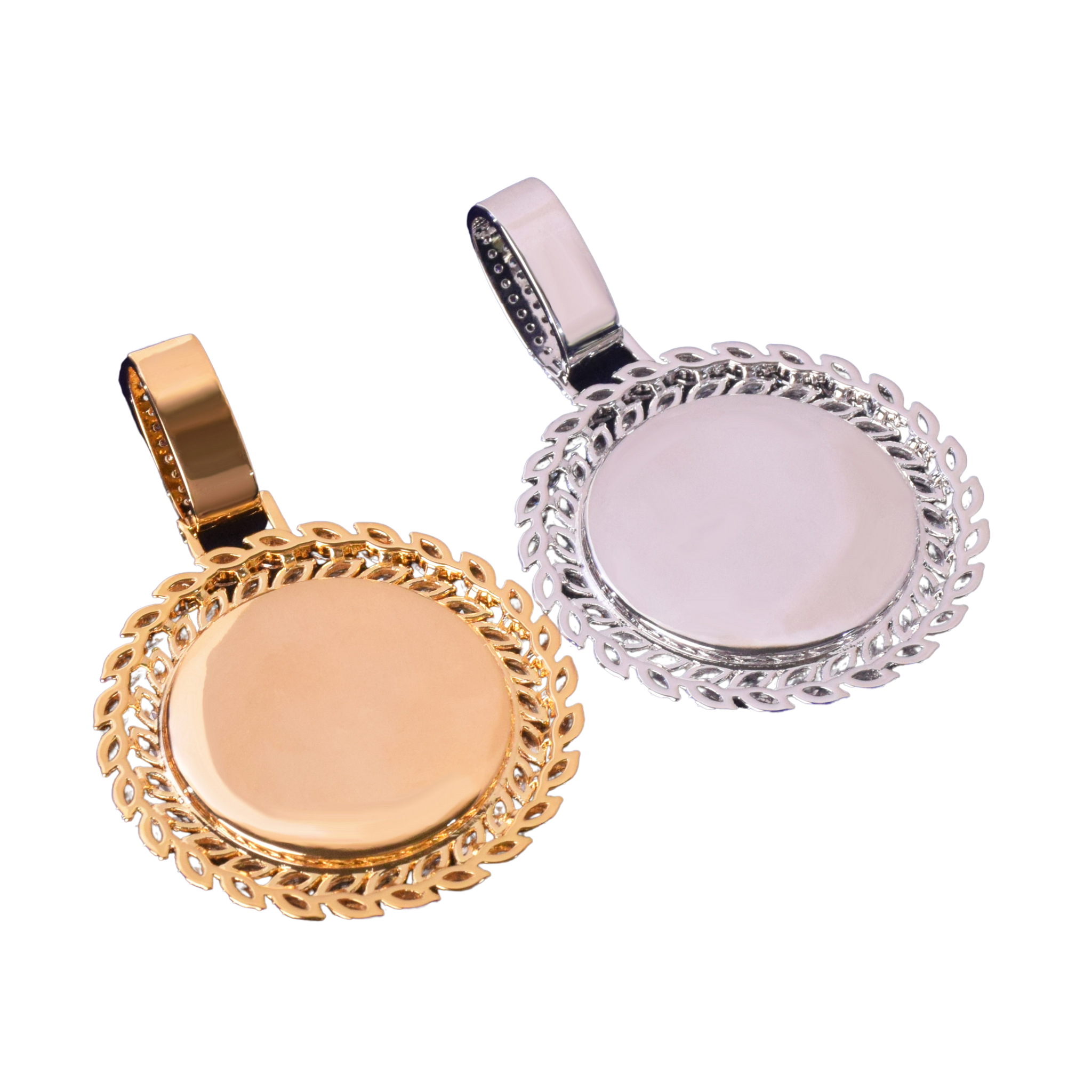 Special Diamond Cut Edition Custom Photo Pendant Necklace