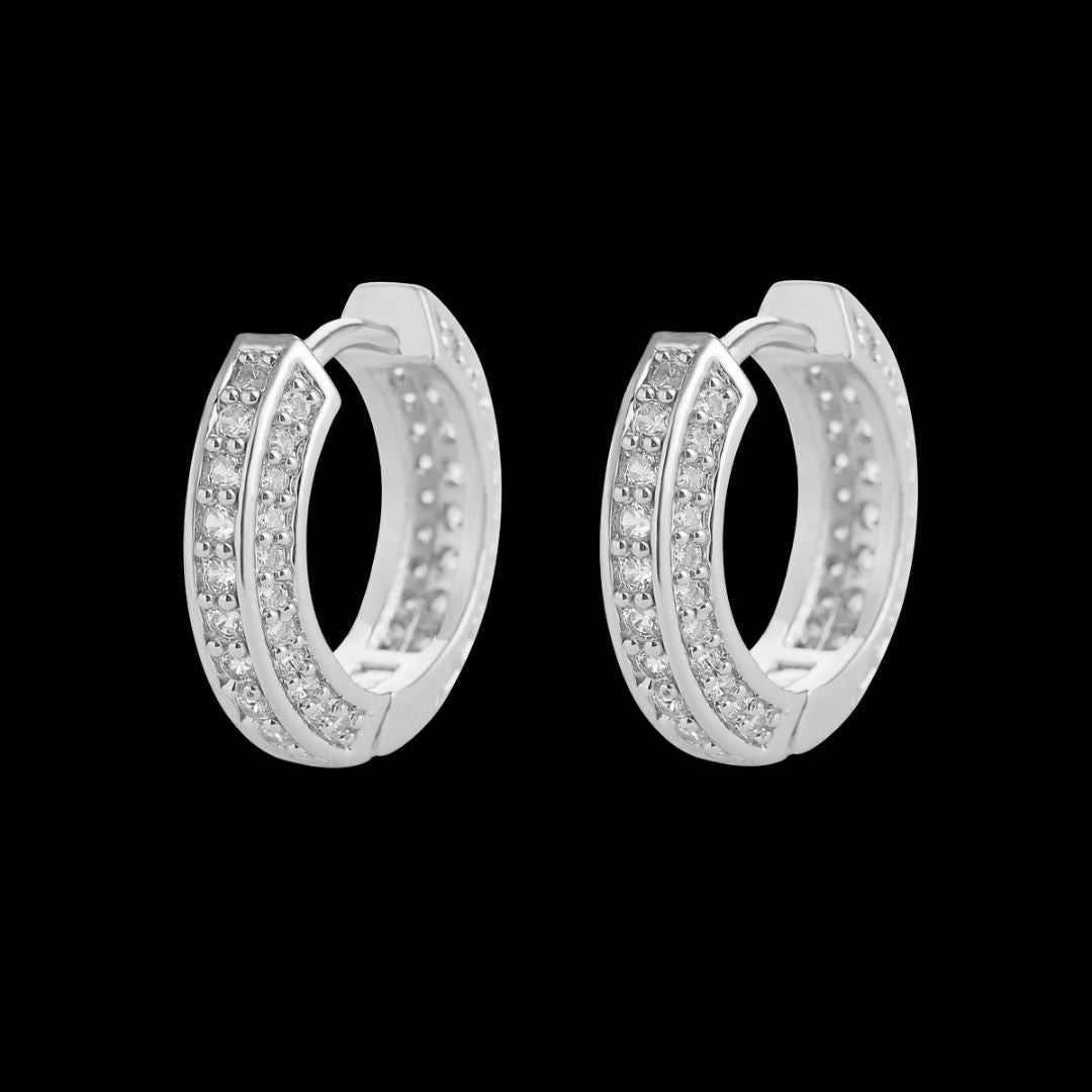15MM Round Luxury Trend Edition Iced Out Stud Earrings