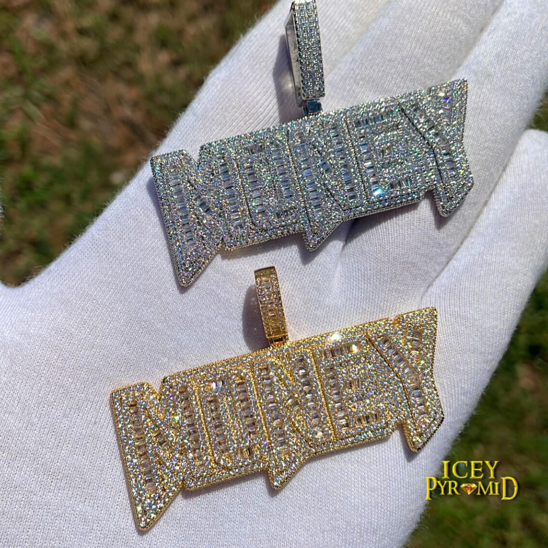 Money Iced Out Luxury Letters Best Selling Pendant
