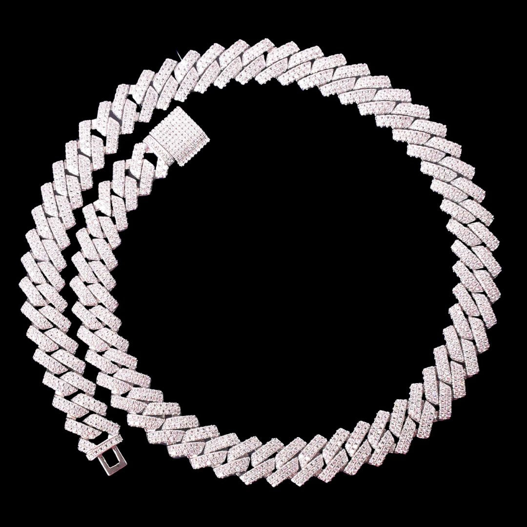 14MM Men's TOP Classic Trend Iced Out Link Chain Necklace