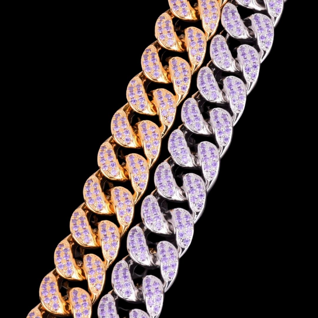 20MM Heavy Miami Cuban Link Chain Bling Hip Hop Iced Out Chain Necklace