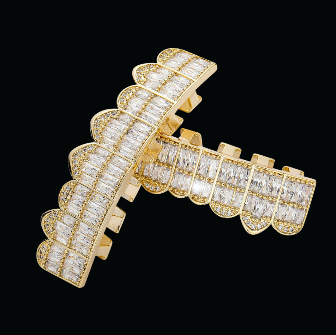 Luxury Full Mouth Punk Teeth Diamond Edition Grillz