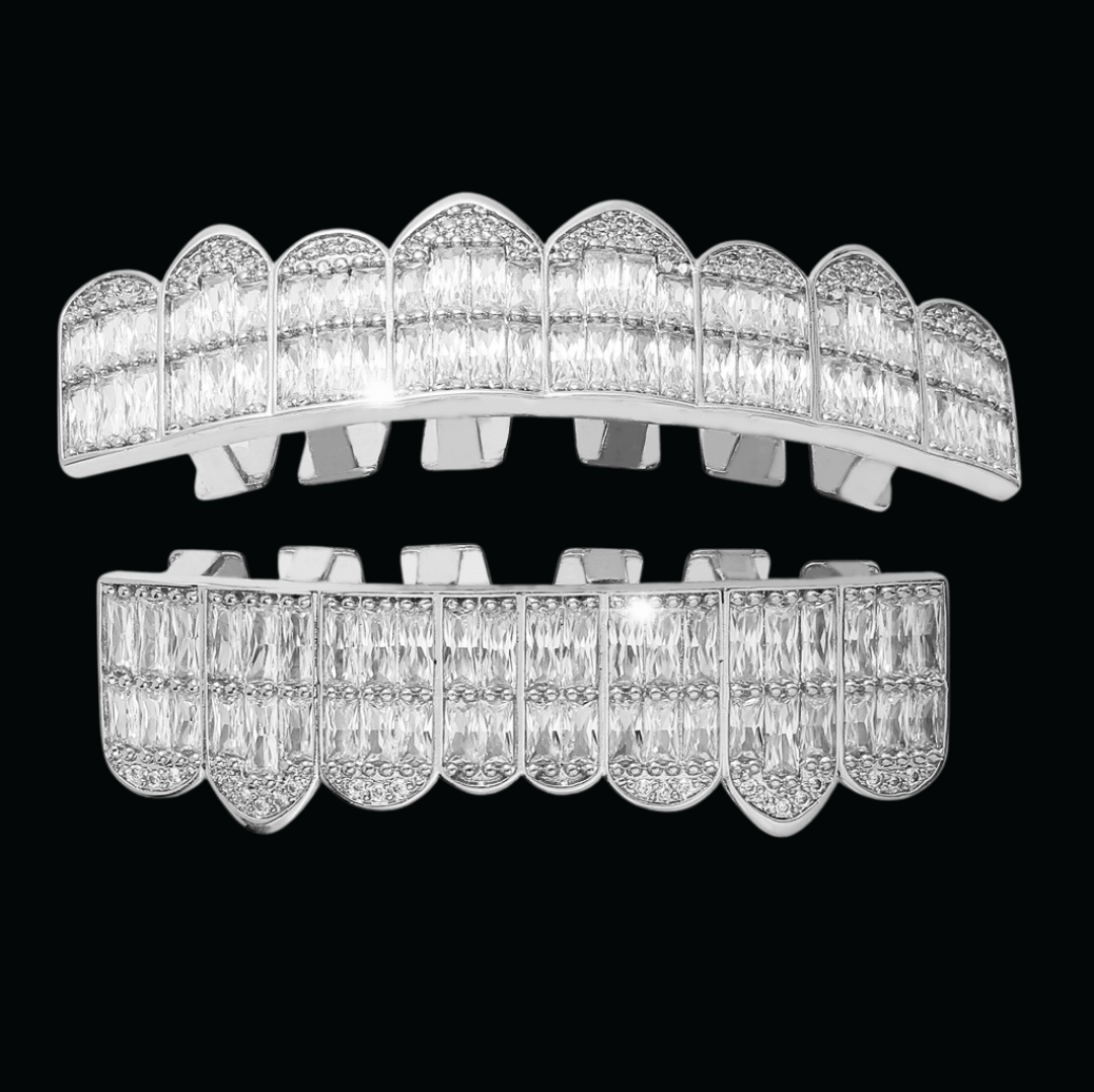 Luxury Full Mouth Punk Teeth Diamond Edition Grillz