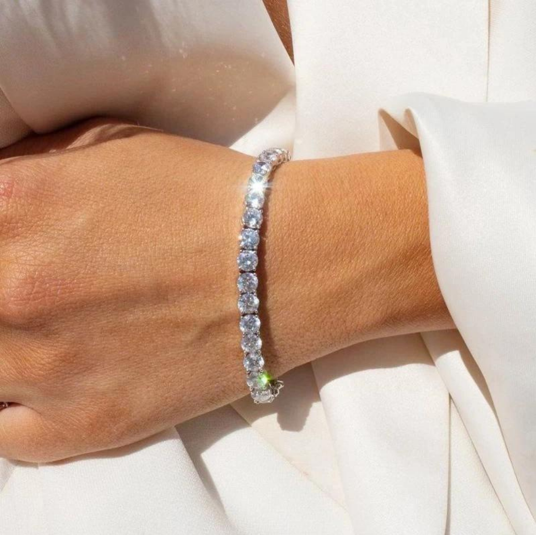 3-5mm 3A+ VVS Endless Shine Tennis Bracelet