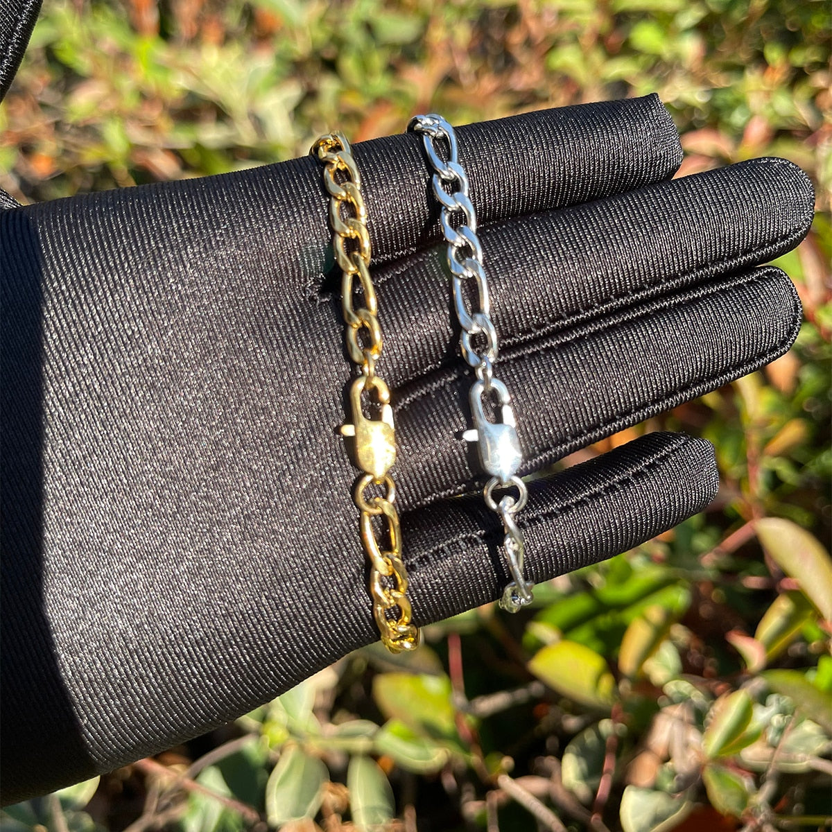 5MM Stainless Steel Figaro Class Chain Necklace