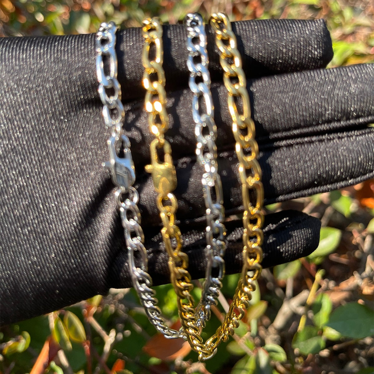 5MM Stainless Steel Figaro Class Chain Necklace
