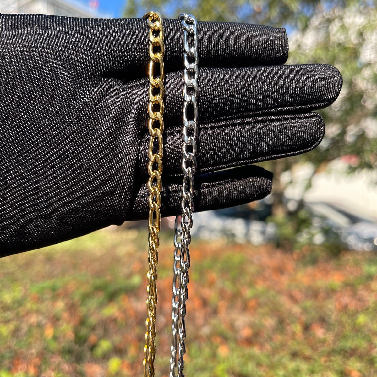 5MM Stainless Steel Figaro Class Chain Necklace
