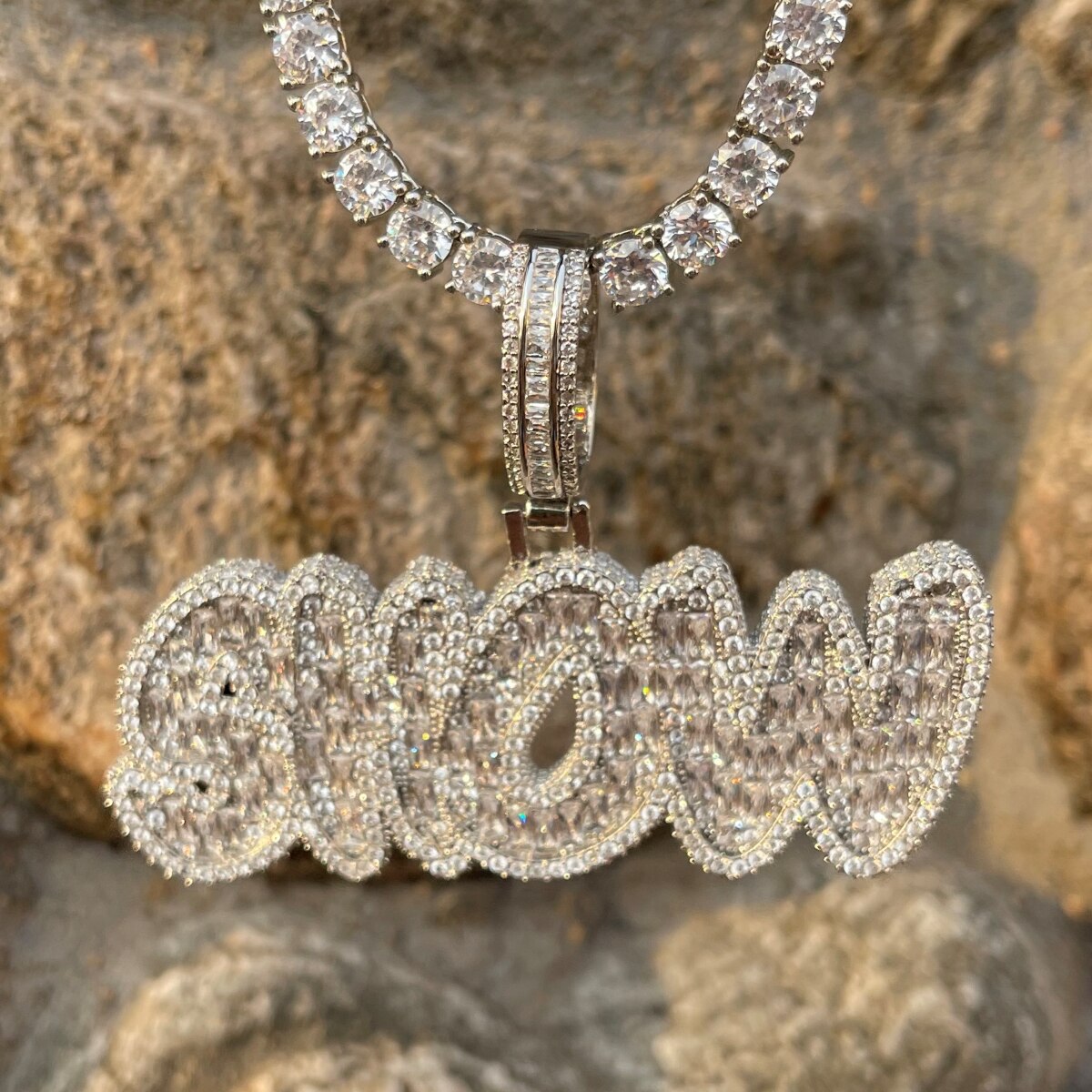 Shine Crazy Edition Full of Baguette/Tennis Iced Out Custom