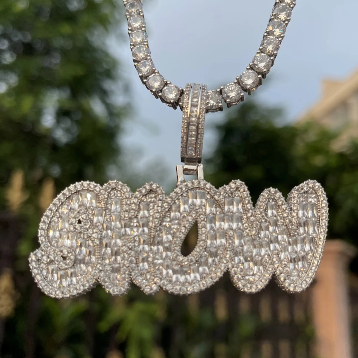 Shine Crazy Edition Full of Baguette/Tennis Iced Out Custom