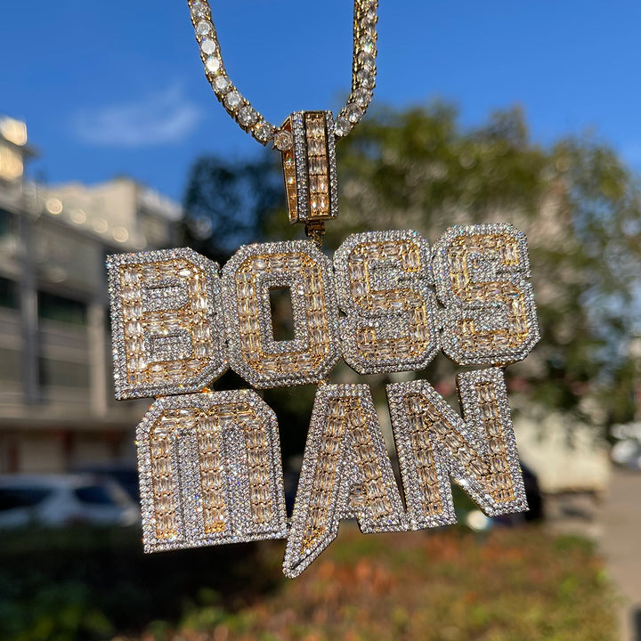 Special Cut Diamond Iced Out Personalized Custom Name Necklace Pendant