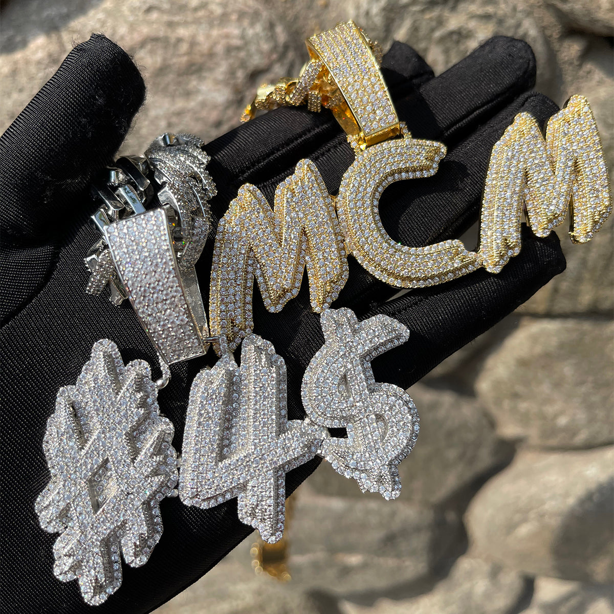 Trend Luxury Design Iced Out Big Bail Custom Pendant