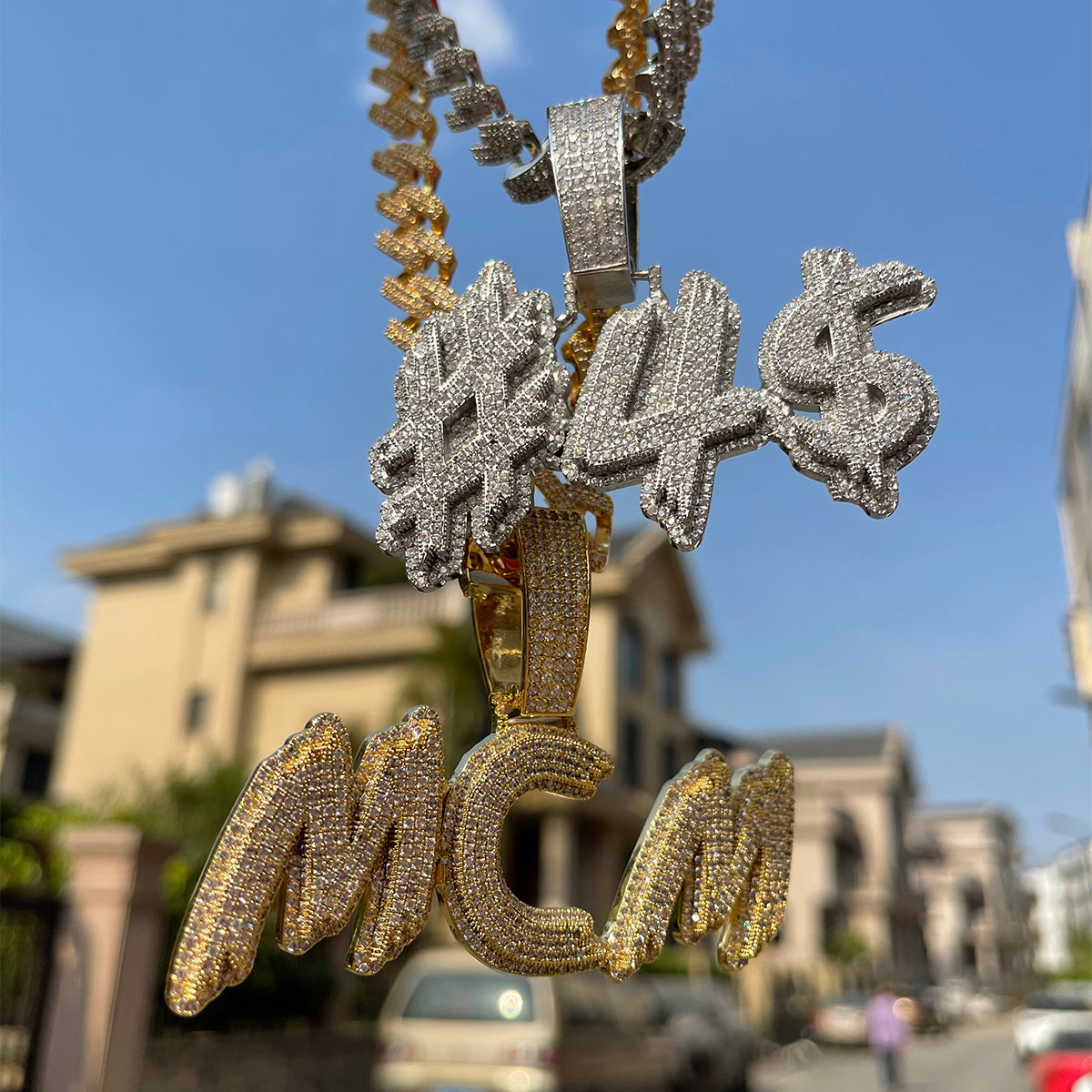 Trend Luxury Design Iced Out Big Bail Custom Pendant