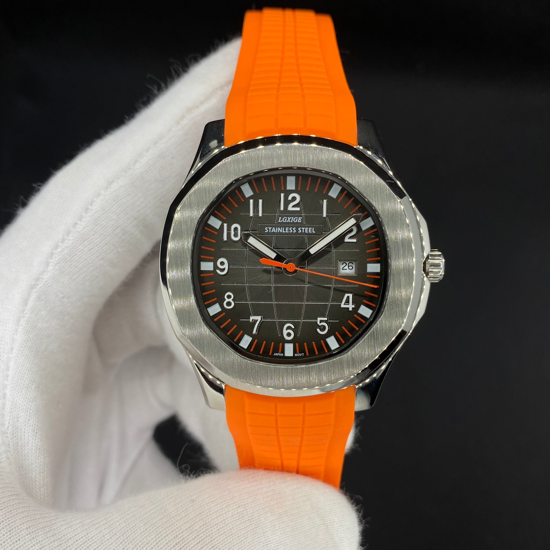 Exclusive Silicone Strap Luminous Day Display Business Aquanaut Design Watch