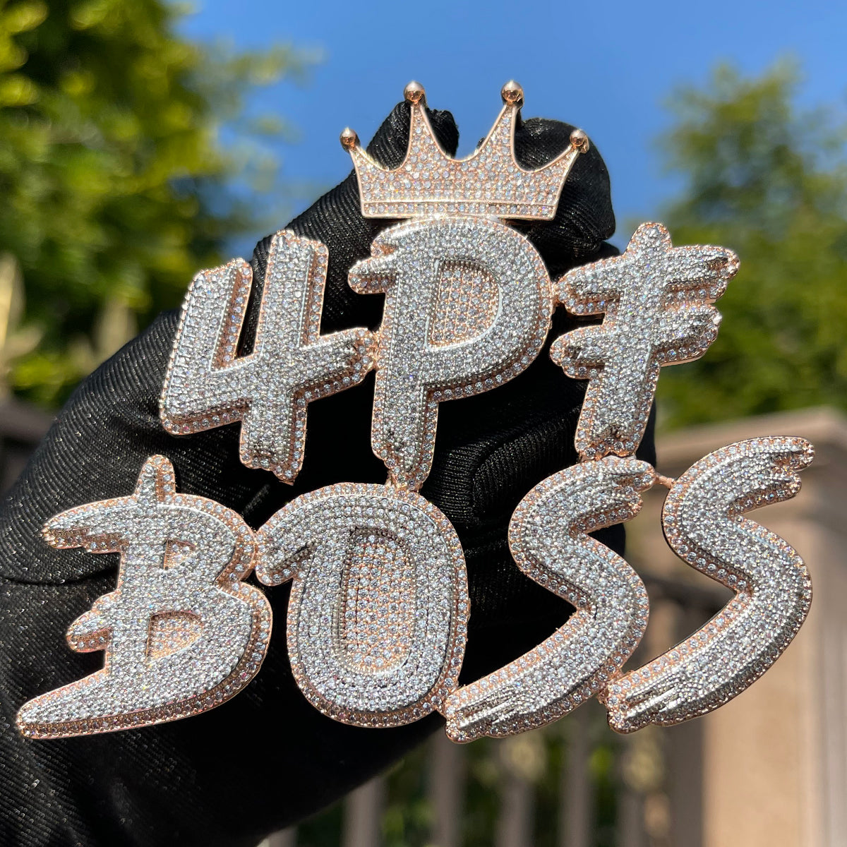 King Style Customize Anything Edition Iced Out Personalized Pendant Custom