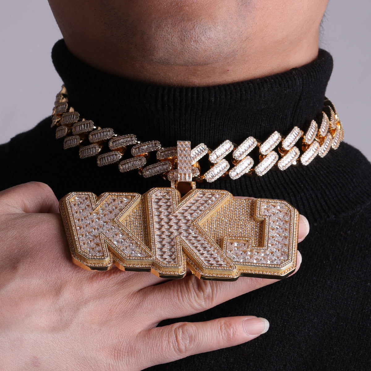 King Iced Out Personalized Name Custom Necklace Pendant