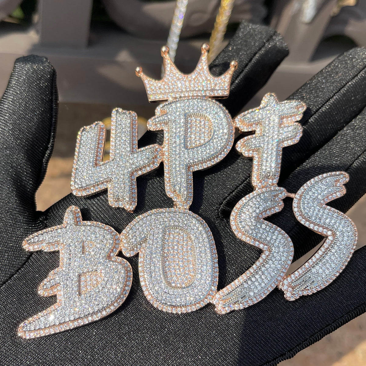 King Style Customize Anything Edition Iced Out Personalized Pendant Custom