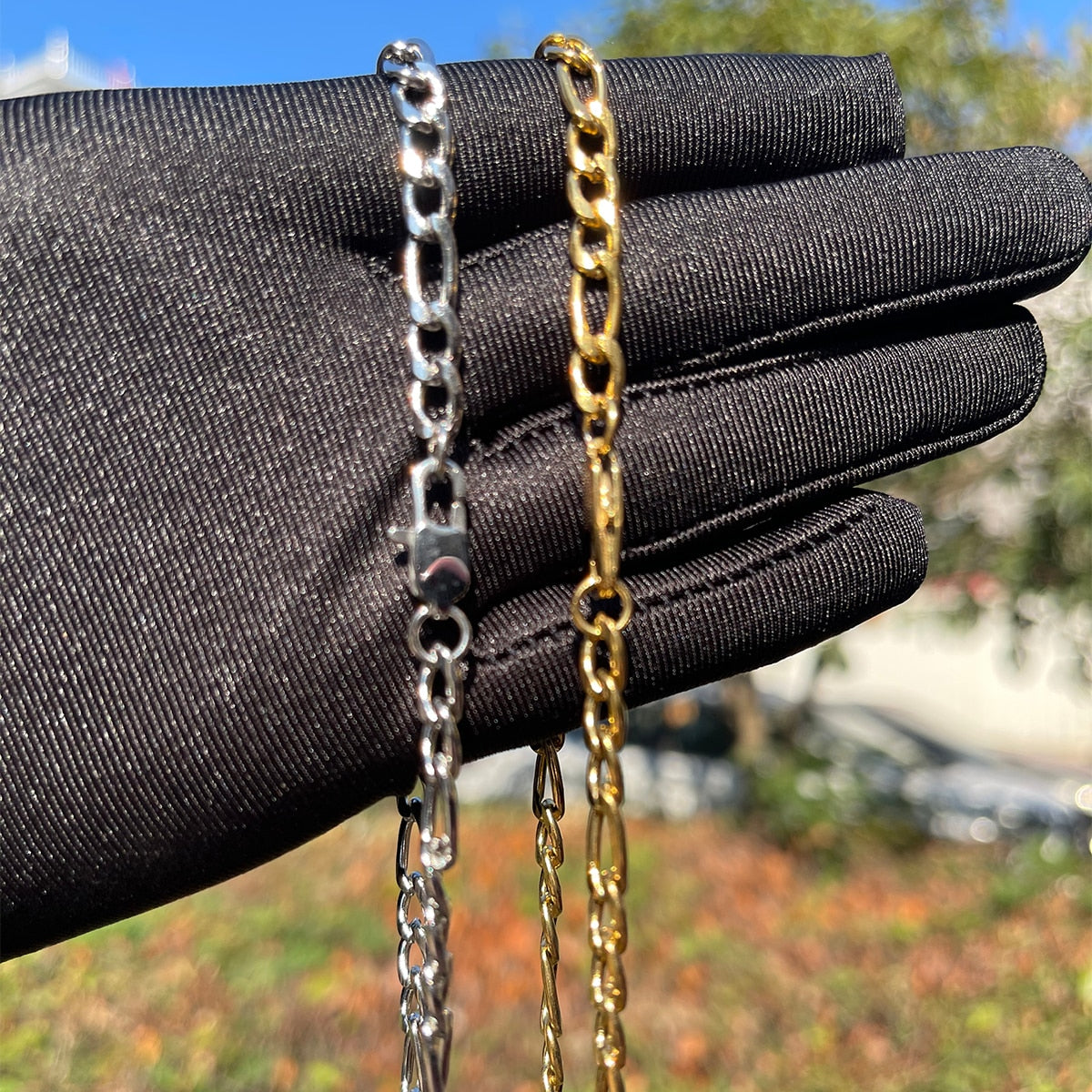 5MM Stainless Steel Figaro Class Chain Necklace