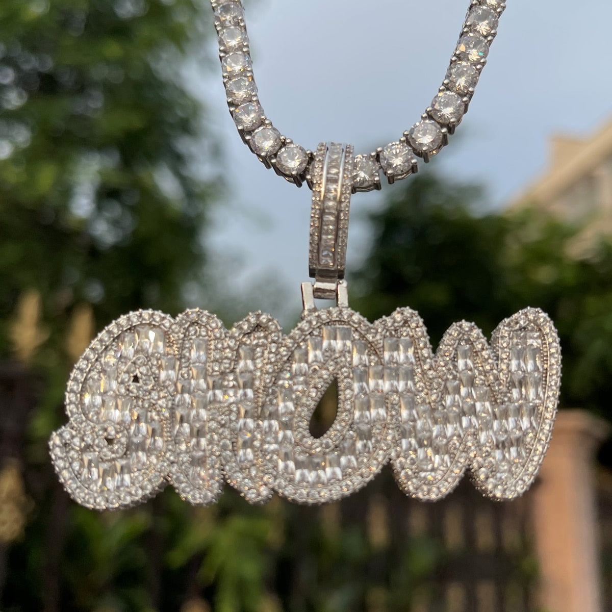 Shine Crazy Edition Full of Baguette/Tennis Iced Out Custom
