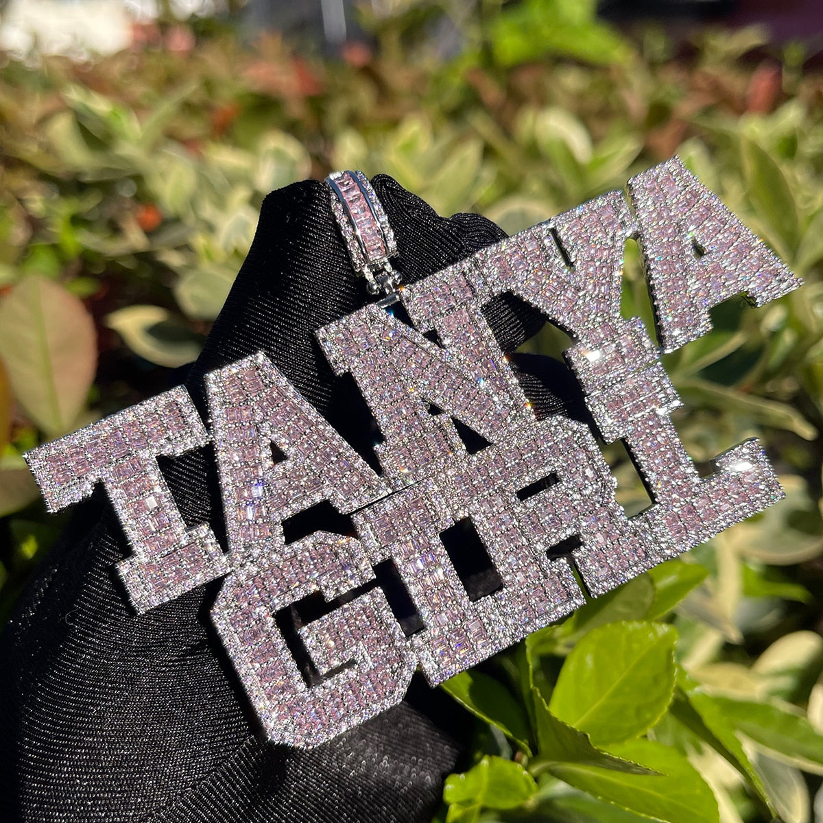 Elegant Edition Attached Letters Crazy Shine Iced Out Custom