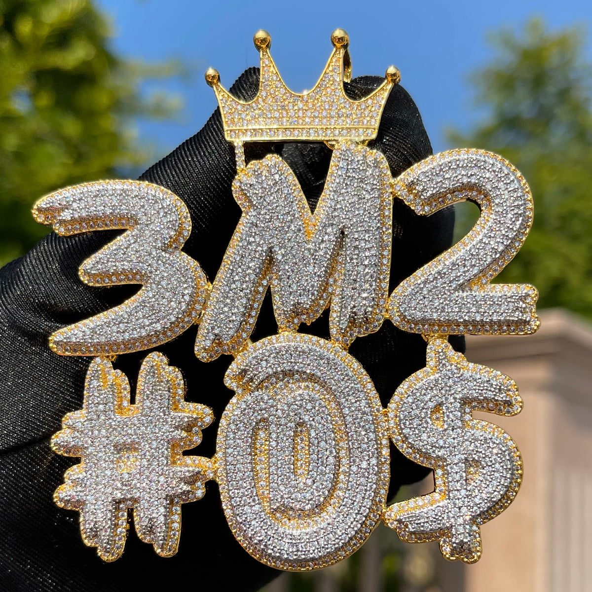 King Style Customize Anything Edition Iced Out Personalized Pendant Custom