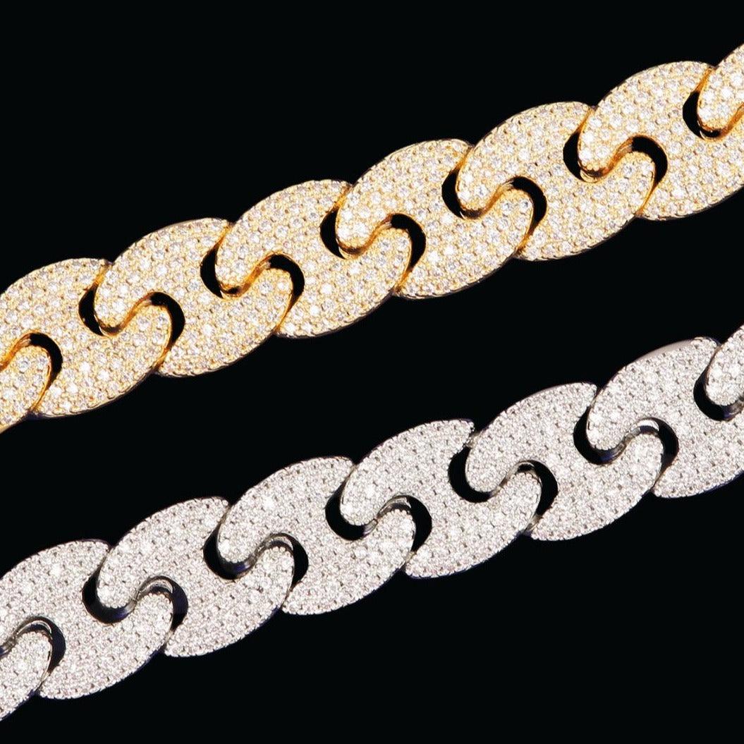 14mm Miami Cuban Chain Necklace - Icey Pyramid