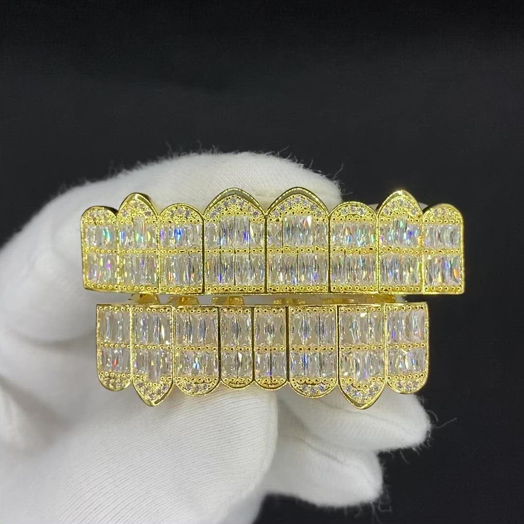 Luxury Full Mouth Punk Teeth Diamond Edition Grillz