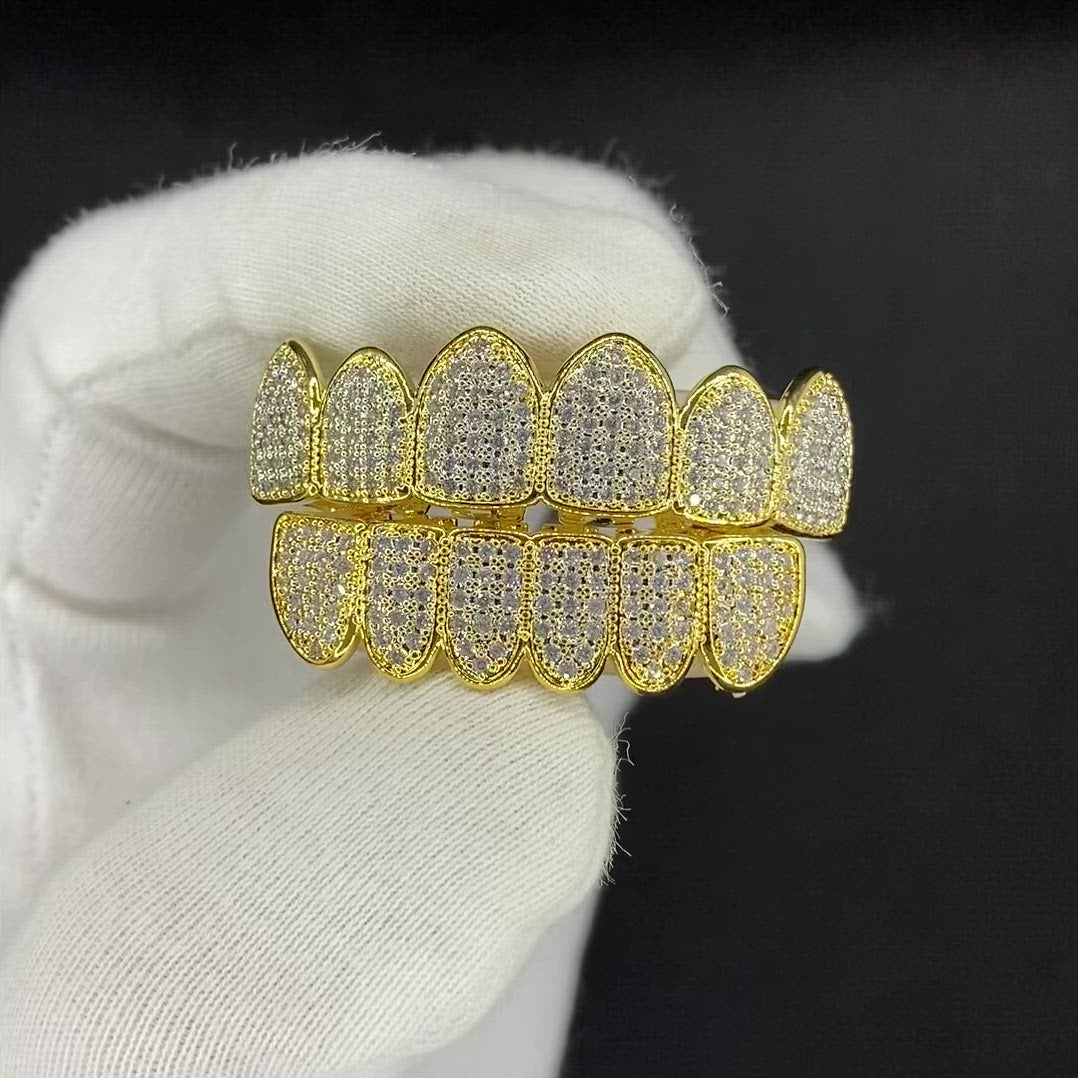 Double 18K Gold Plated Hip Hop Grillz